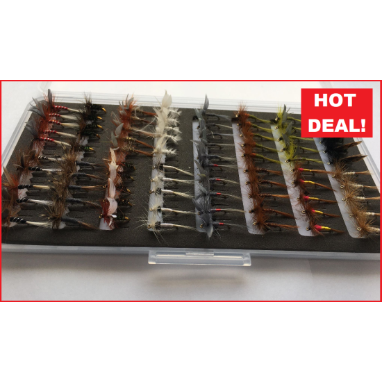 80 Boxed Dry flies TROUTFLIES UK